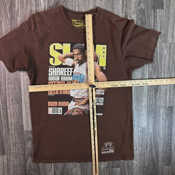 Mitchell & Ness Shawn Kemp “Slam” Cover Basketball Tee — Hardwood Classics - Picture 6 of 6